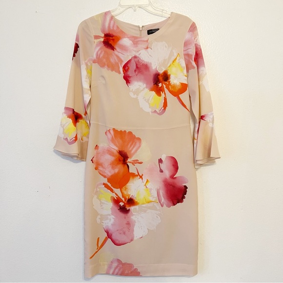 The Limited Bell Sleeves Crepe Dress - Picture 3 of 11